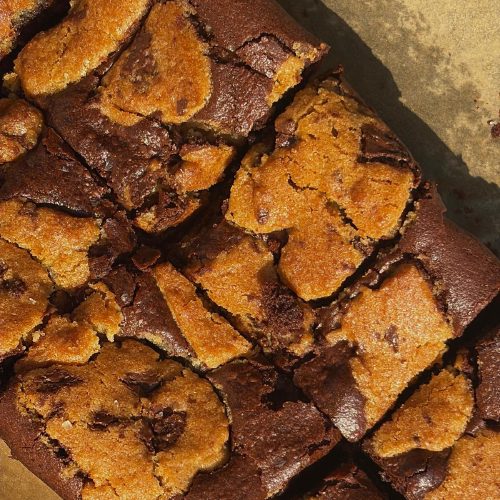 Handmade chocolate brownies from Crème It Up bakery Chandigarh