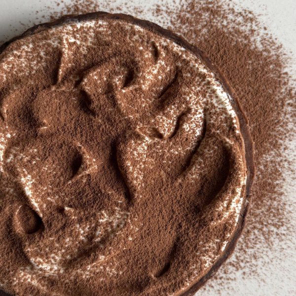 Classic tiramisu with cocoa dusting from Crème It Up Chandigarh